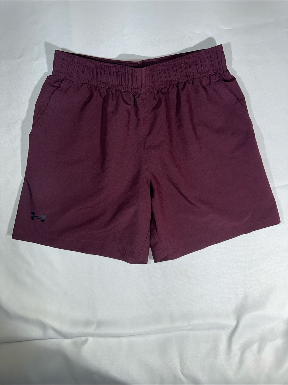 Under Armour Men's Burgundy Athletic Shorts